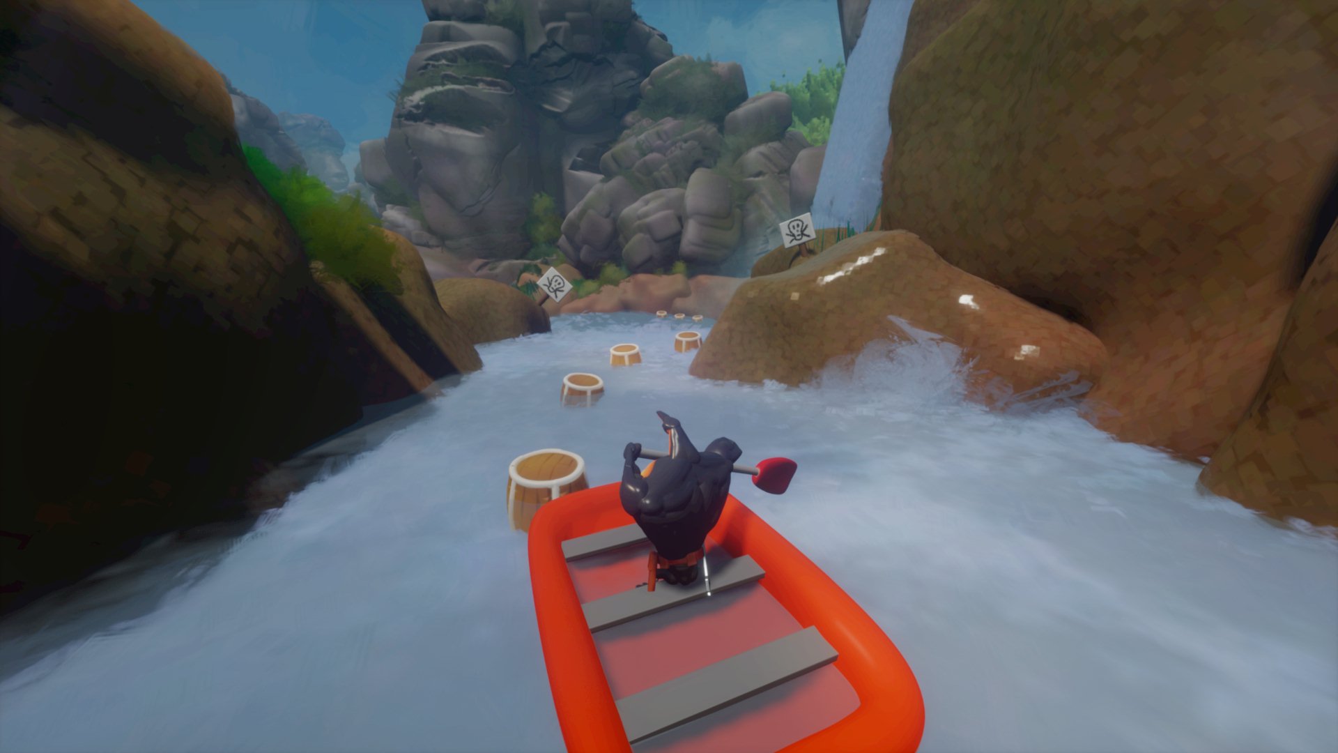 Mega Penguin discovers that skipping swimming lessons for the gym can actually pay off!